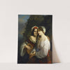 Two young women in Italian costume by Moritz Calisch