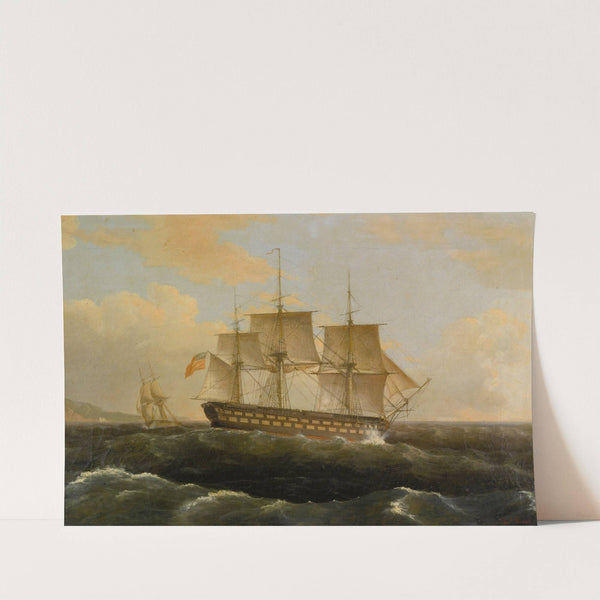 U.S. Frigate President by Thomas Birch