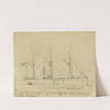 U.S. Gunboat 'Albatross' by Alfred Rudolph Waud