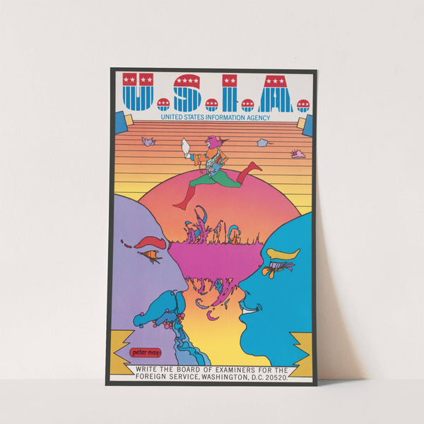 U.S.I.A. United States Information Agency (1970) by Peter Max