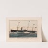 U.S.M. steam ship Baltic, Collins Line. Builders; hull by Brown & Bell N.Y.; engines by Allaire Works N.Y. (1852) by Currier & Ives.
