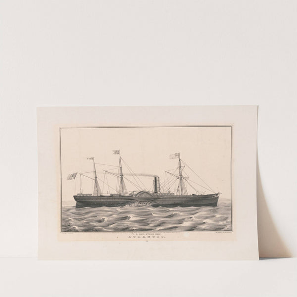 U.S. mail steam ship Atlantic (1850) by Currier & Ives.