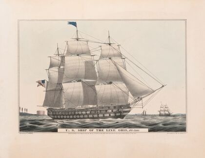 U.S. ship of the line Ohio; 104 guns (1847)