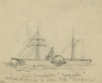 U.S. Transport ‘Augusta.’ The Alabama is like the Augusta