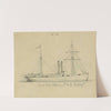U.S. War Steamer &#8216;R.B. Forbes&#8217; (1860-1865) by Alfred Rudolph Waud