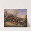 Überfahrt über den Tigris (before 1850) by August Theodor Schöfft