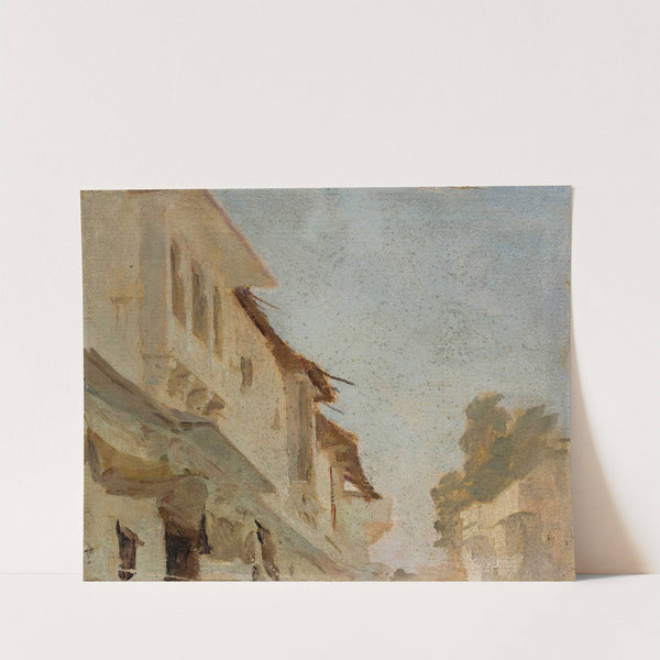 Udaipur – houses. From the journey to India by Jan Ciągliński