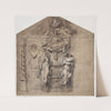 Udkast til en skriftestol by Artus Quellinus the Younger