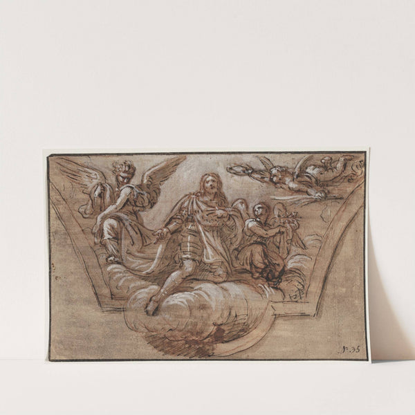 Udkast til loftsdekoration by Pierre Mignard
