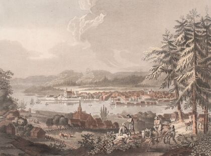 Udsigt over byen Kristiania