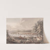 Udsigt over byen Kristiania by Georg Haas