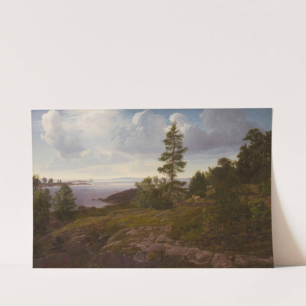 Udsigt over skærgården ved Elleholm i Blekinge by Godtfred Rump