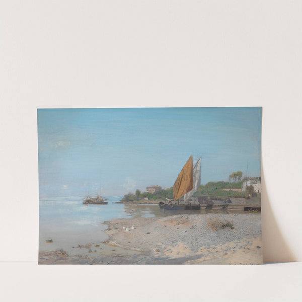Uferlandschaft der ‘Ika’ (Ika bei Abbazia) (1899) by Eugen Jettel