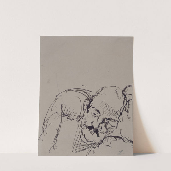 Ugi Battenberg, auf einem Kissen ruhend (1917) by Max Beckmann