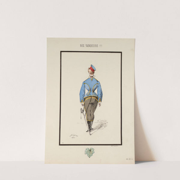 Uhlan de dos (1871) by Gédéon