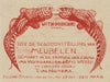 Uitnodigingskaart voor tentoonstelling van meubelen
