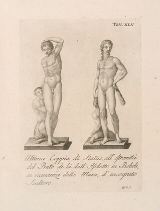 Ultima Coppia di Statue, all’estremitÃ  del Prat
