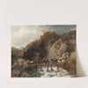 Umberleigh Mill, River Taw, Devon by Thomas Sidney Cooper