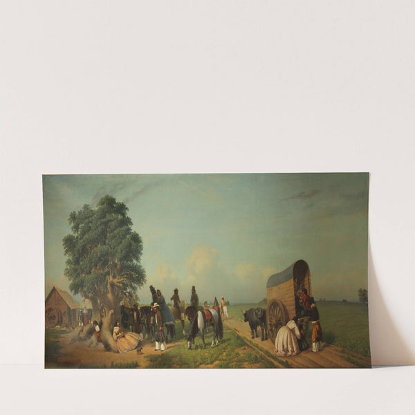 Un alto en el campo (1861) by Prilidiano Pueyrredòn