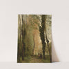 Un chemin sous les arbres au printemps by Jean-Baptiste-Camille Corot