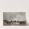 Un coin de Bercy pendant l&#8217;inondaton (1879) by Luigi Loir