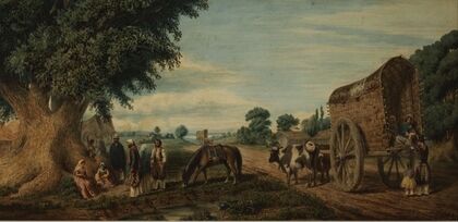 Un domingo en los suburbios de San Isidro (1864)