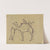 Un dromadaire et trois hommes by Arthur-Joseph Gueniot