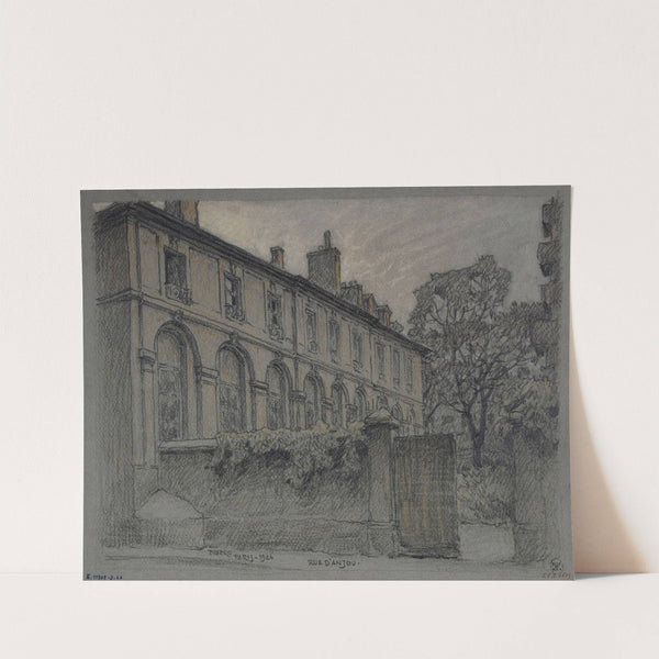 Un Hôtel de la rue d&#039;Anjou by Ferdinand Boberg