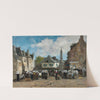 Un marché en Bretagne (1870) by Eugène Boudin