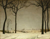 Un paysage neigeux, Tiegem (circa 1910)