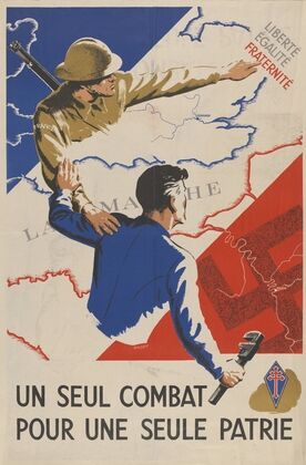 Un seul combat pour une seule patrie (A single fight for a single country)