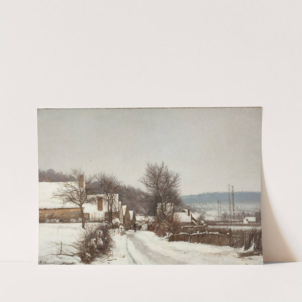 Un Village en Hiver by Alfred Garcement