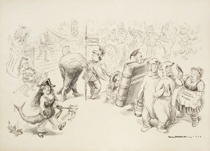 Uncle Sam gives a Fancy Dress Ball (1916)