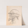 Uncle Sam wearing helmet (1914-1918) by Oscar Edward Cesare