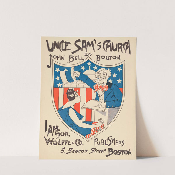 Uncle Sam’s Church by John Bell Bouton (1895) by Ethel Reed