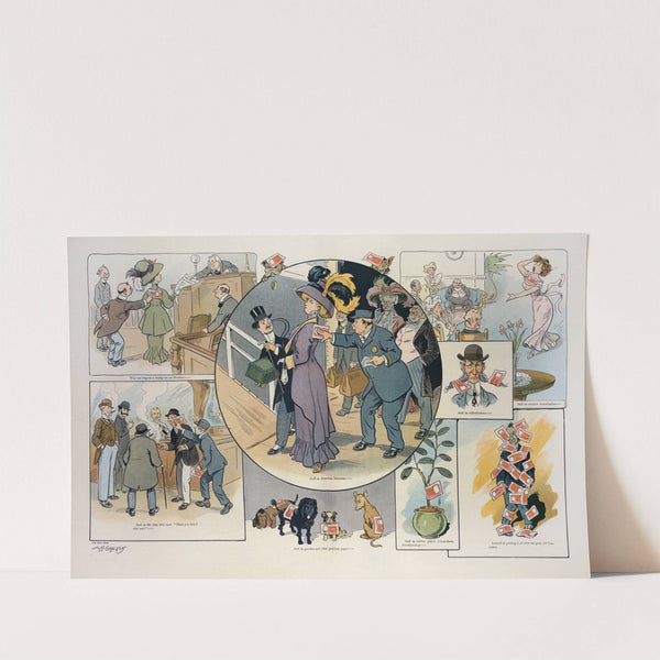 Uncle Sam’s income (1909) by Louis Glackens