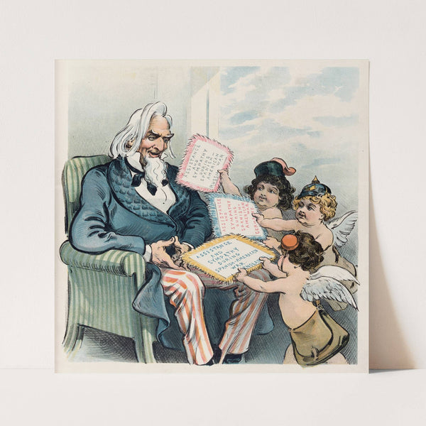 Uncle Sam’s valentines (1902) by Udo Keppler