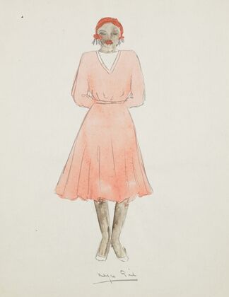 Uncle Tom’s Cabin: Pink dress with white undershirt, red bandana (1934-1943)