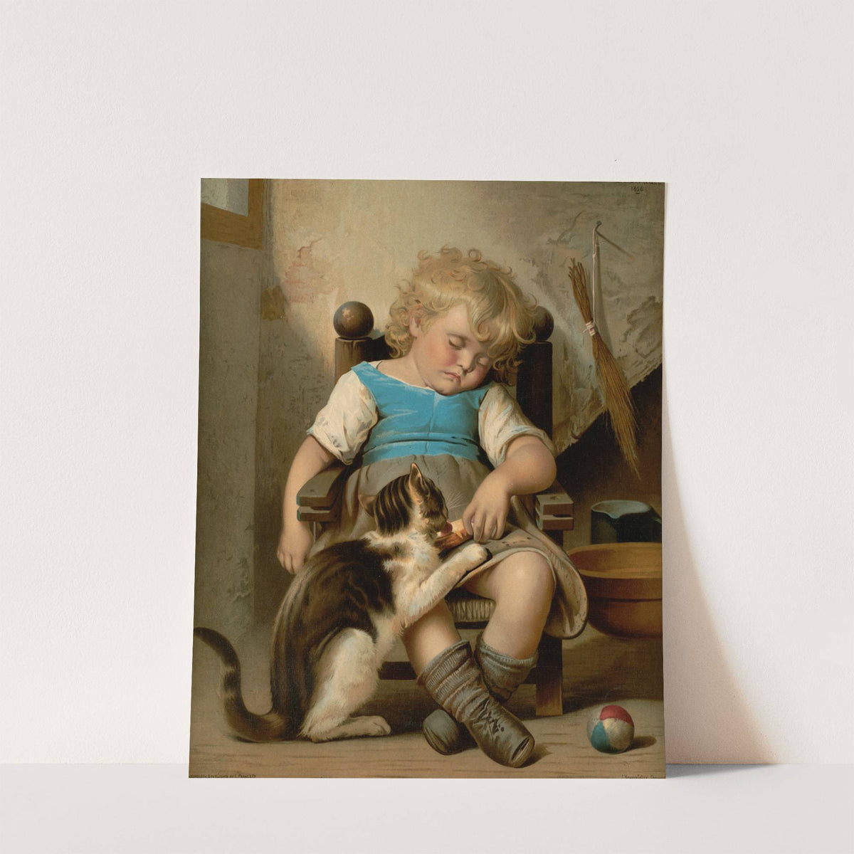 Unconscious Sleeper (ca. 1861–1897) by Léon-Jean-Basile Perrault