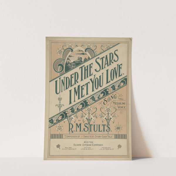 Under the stars I met you, love by Anonymous