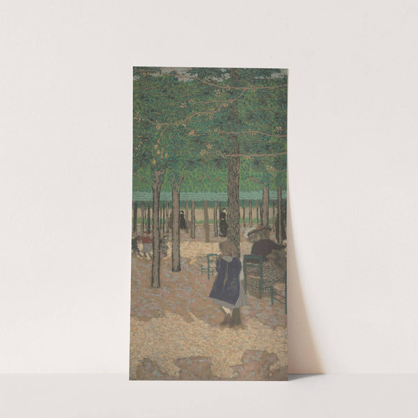 Under the Trees (from ‘The Public Gardens’) (1894) by Édouard Vuillard