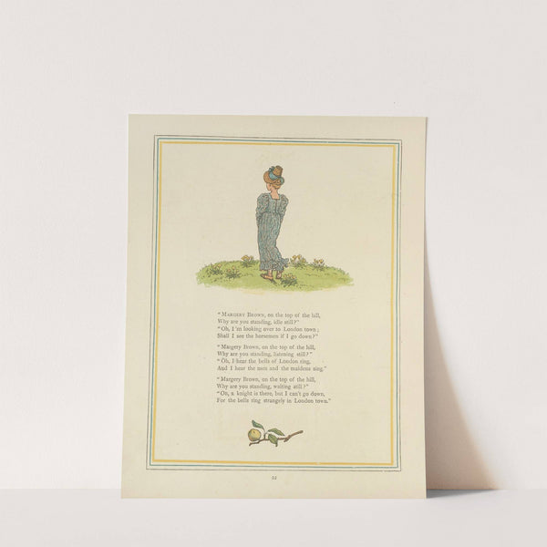 Under the window;pictures & rhymes for children Pl.23 (1878) by Kate Greenaway