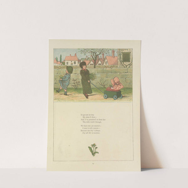 Under the window;pictures & rhymes for children Pl.30 (1878) by Kate Greenaway