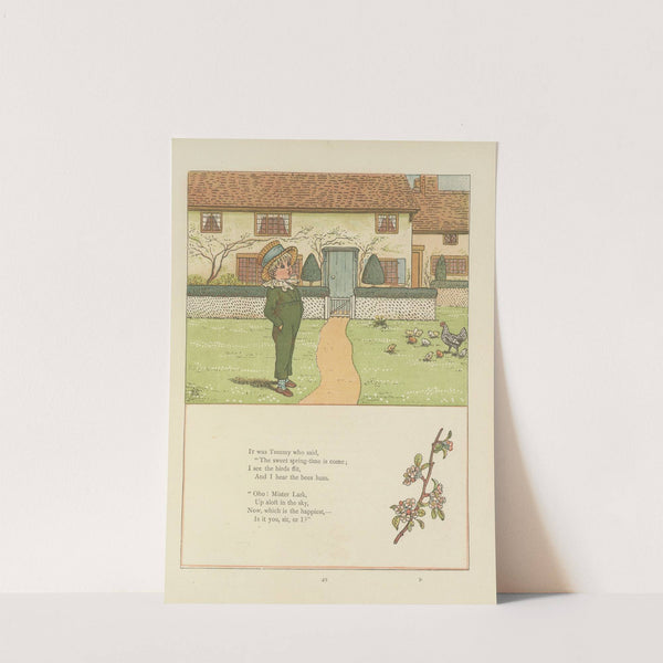 Under the window;pictures & rhymes for children Pl.48 (1878) by Kate Greenaway