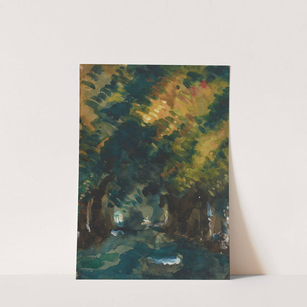 Une Allée (1865-1867) by Paul Cézanne