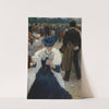 Une Elegante Aux Courses by Léon Carré