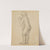 Une femme nue debout de trois-quarts dos tenant un voile by Aristide Maillol