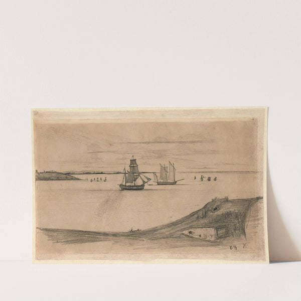 Une rade (1837) by Victor Hugo