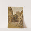 Une Rue À Bourges by Léon Augustin Lhermitte