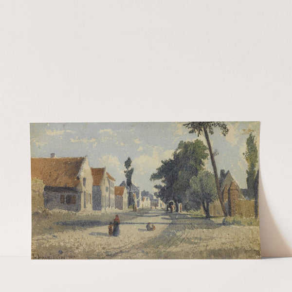 Une rue de village (1853) by Henri-Joseph Harpignies